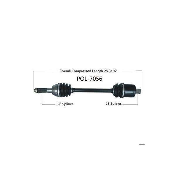 Wide Open OE Replacement CV Axle for POL REAR RANGER 325/570 POL-7056 - main